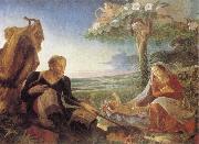 Philipp Otto Runge Rest on the Flight into Egypt oil painting reproduction